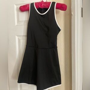 Cute black and white work out dress